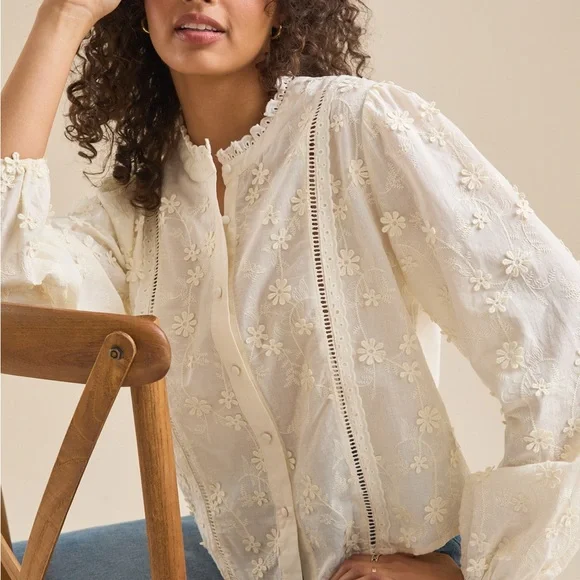 Altar'd State Embroidered Top - Picture 3 of 7